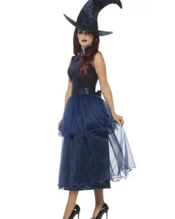 Smiffys Deluxe Midnight Witch Womens Costume Fashion