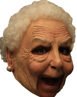 Ghoulish Productions Deluxe Old Lady Mask New