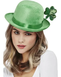 Smiffys Deluxe Paddys Day Bowler Hat Flash Sale