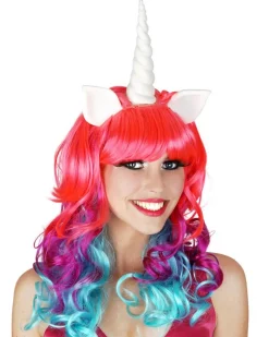 Tomfoolery Deluxe Unicorn Multicoloured Wig Online
