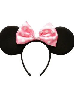 Rubies Disney Minnie Mouse Ears Headband With Pink Bow New