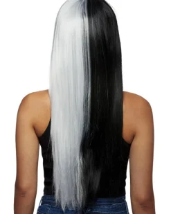Smiffys Downtown Black And White Wig Sale
