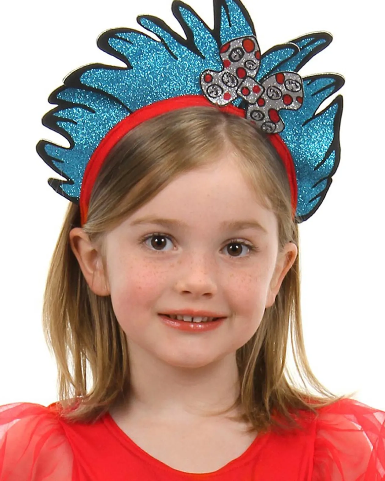Elope Dr Seuss Cat In The Hat Thing 1 And Thing 2 Glitter Headband Hot