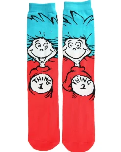 Elope Dr Seuss Characters Adult Crew Sock Set 3 Pack Outlet