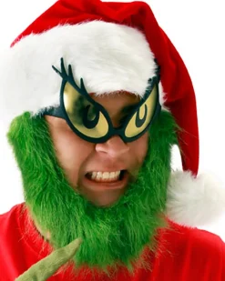 Elope Dr Seuss The Grinch Hat With Attached Beard Hot