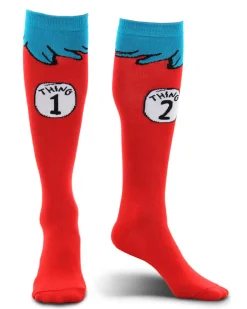 Elope Dr Seuss Thing 1 And 2 Adult Socks Cheap