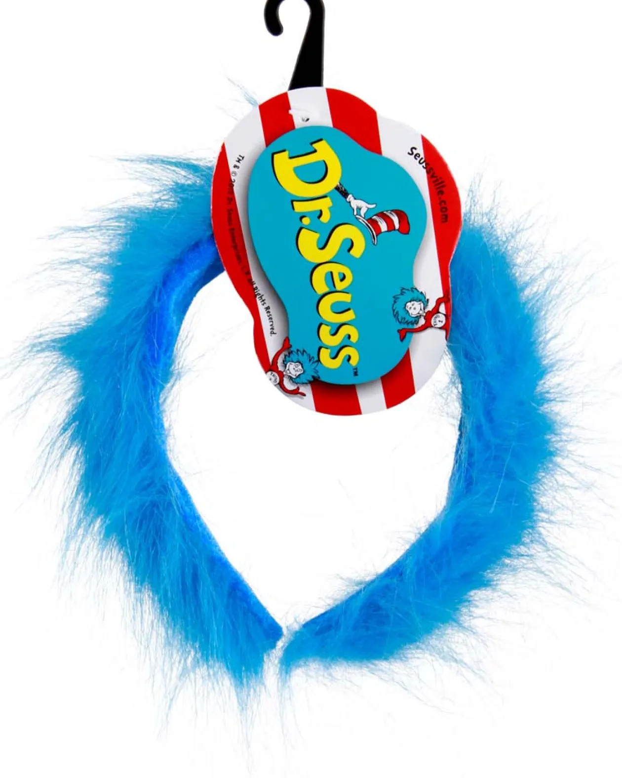 Elope Dr Seuss Thing 1 And Thing 2 Fuzzy Headband New