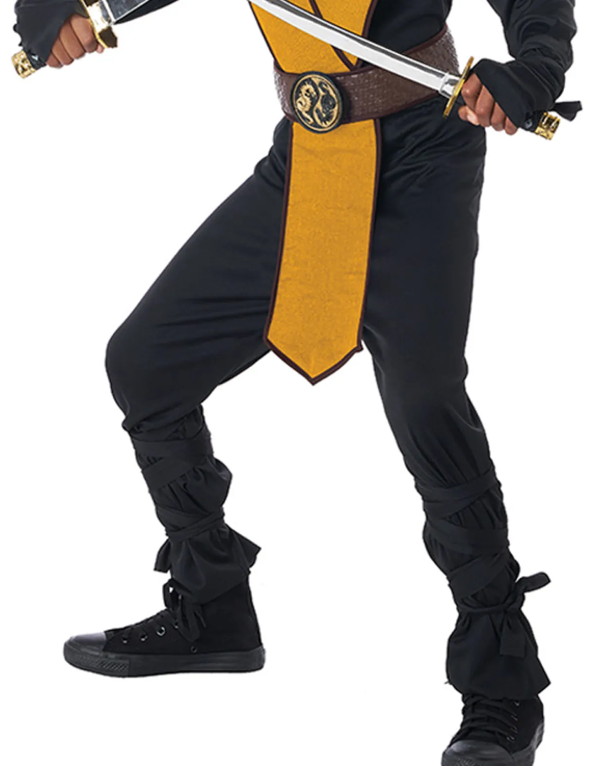 California Costumes Dragon Master Yellow Ninja Boys Costume Best Sale