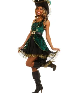 Dreamgirl International Emerald Pirate Womens Costume Discount