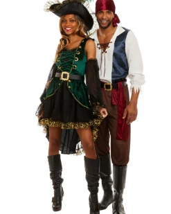 Dreamgirl International Emerald Pirate Womens Costume Discount