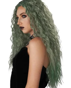 California Costumes Enchanted Waves Green Wig Discount