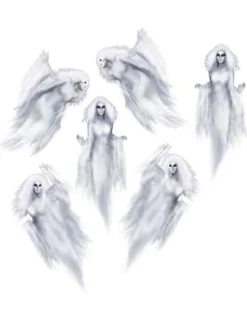 Beistle Ethereal Ghosts Decorations Pack Of 6 Cheap