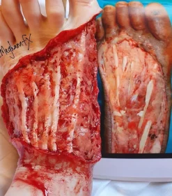 ForensicFX Studios Exposed Foot Ligaments Prosthetic Hot