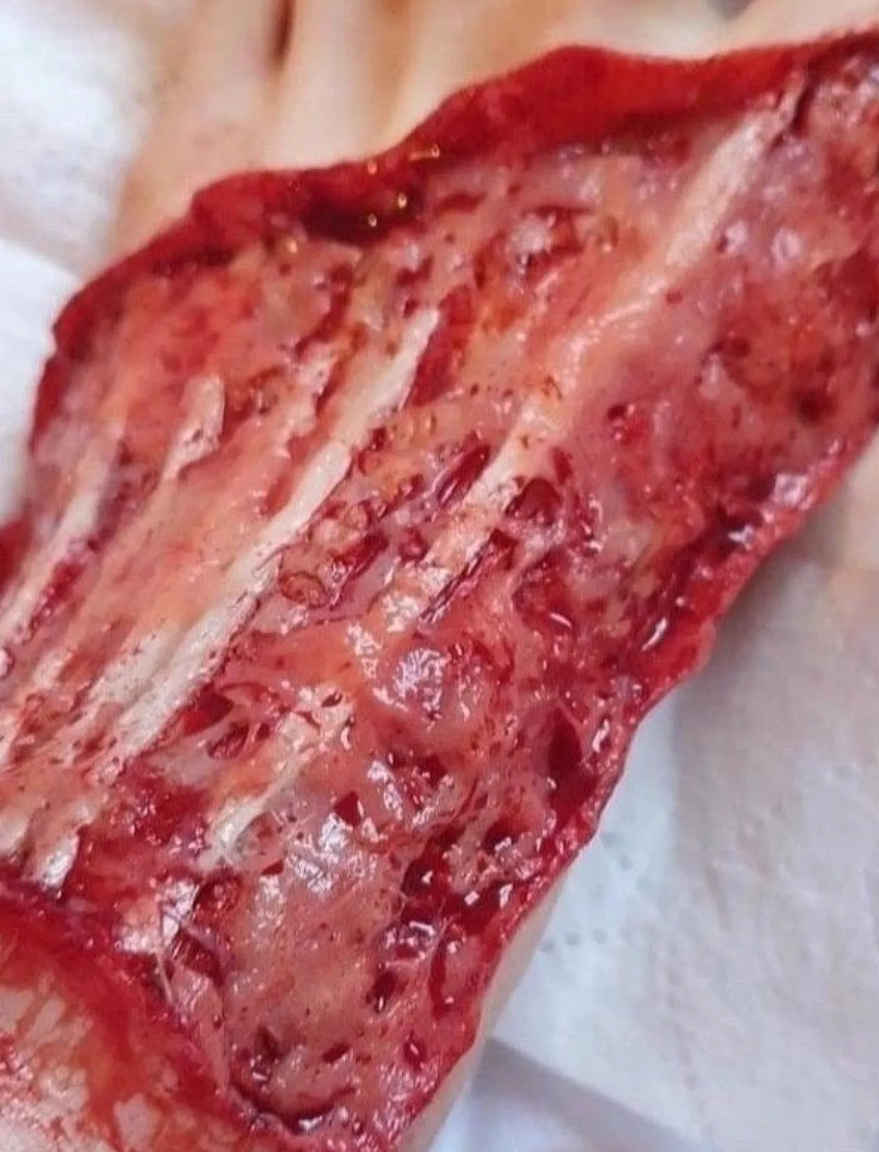 ForensicFX Studios Exposed Foot Ligaments Prosthetic Hot