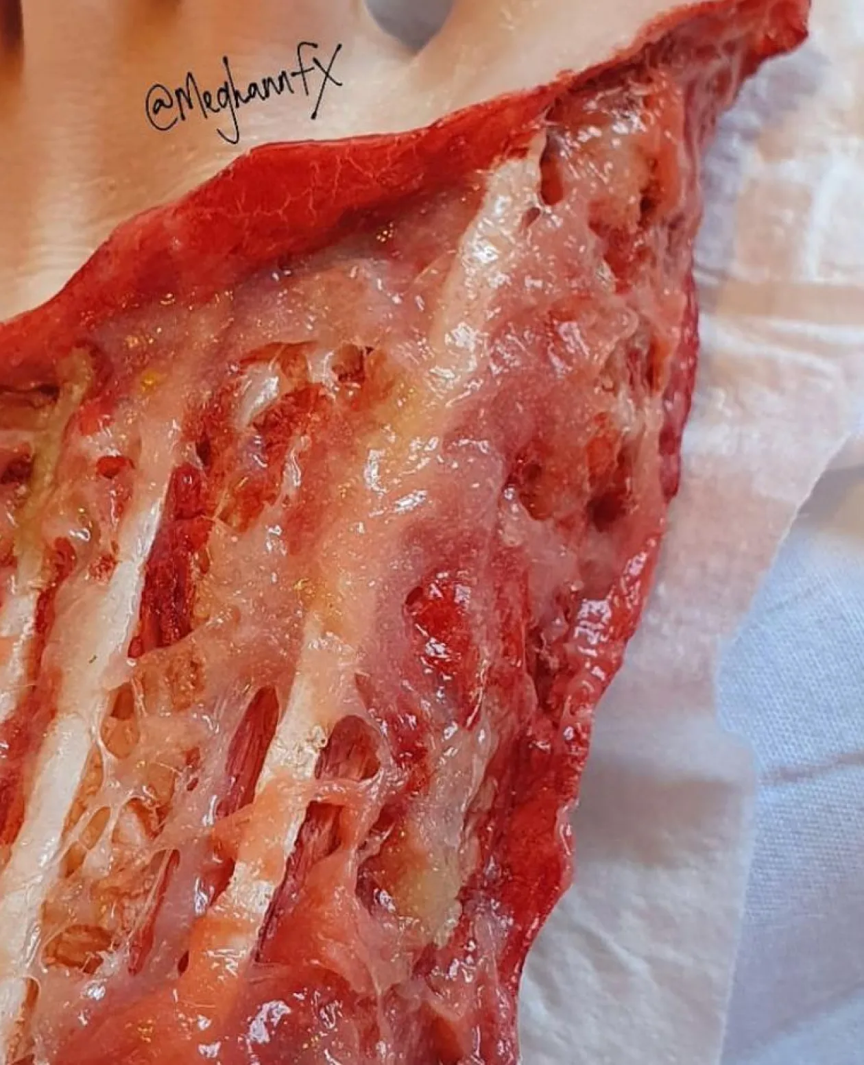 ForensicFX Studios Exposed Foot Ligaments Prosthetic Hot