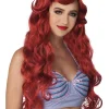 California Costumes Fairytale Mermaid Long Red Wig Clearance
