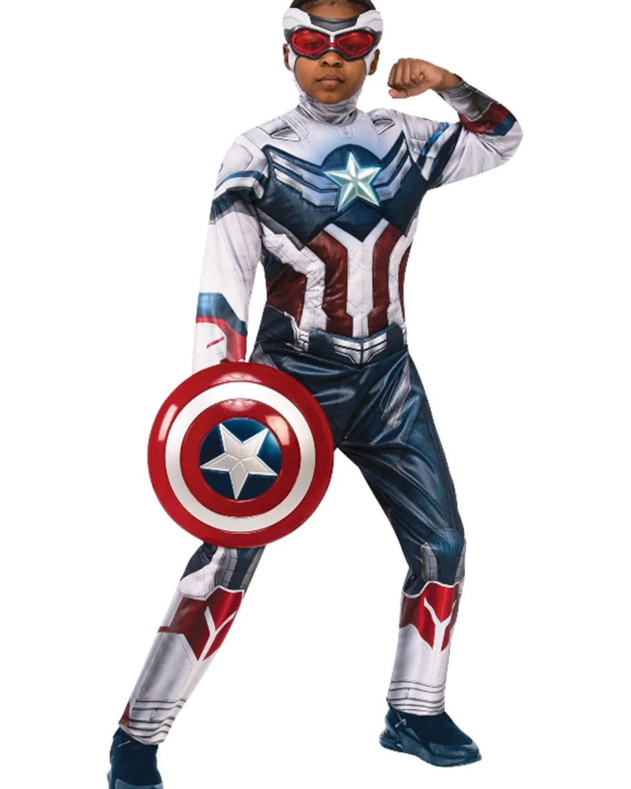 Rubies Falcon And The Winter Soldier Captain America Deluxe Kids Costume Cheap