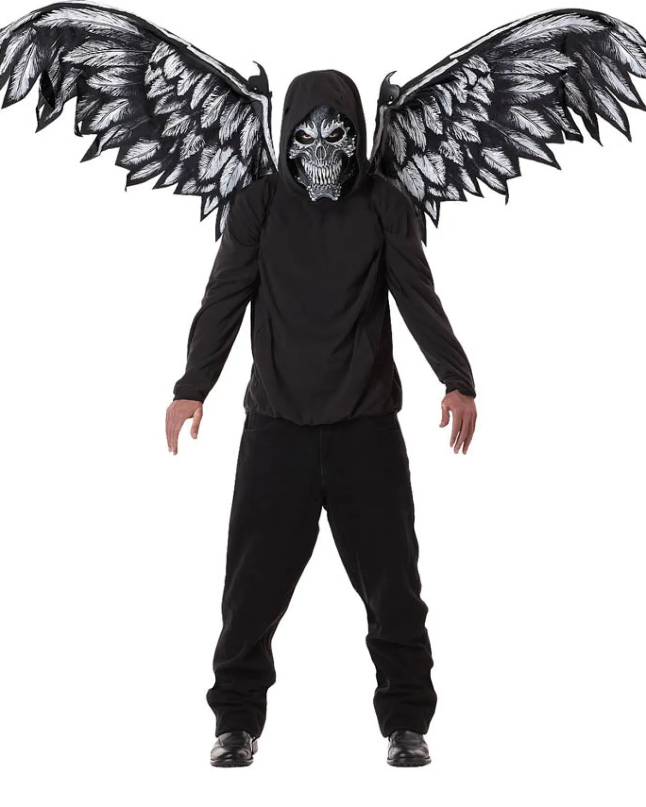 California Costumes Fallen Angel Mask And Wings New