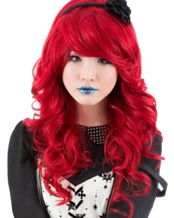 Rockstar Wigs Farrah Siren Red Premium Wig Clearance