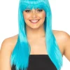 * Fashion Deluxe Aquamarine Long Wig Outlet