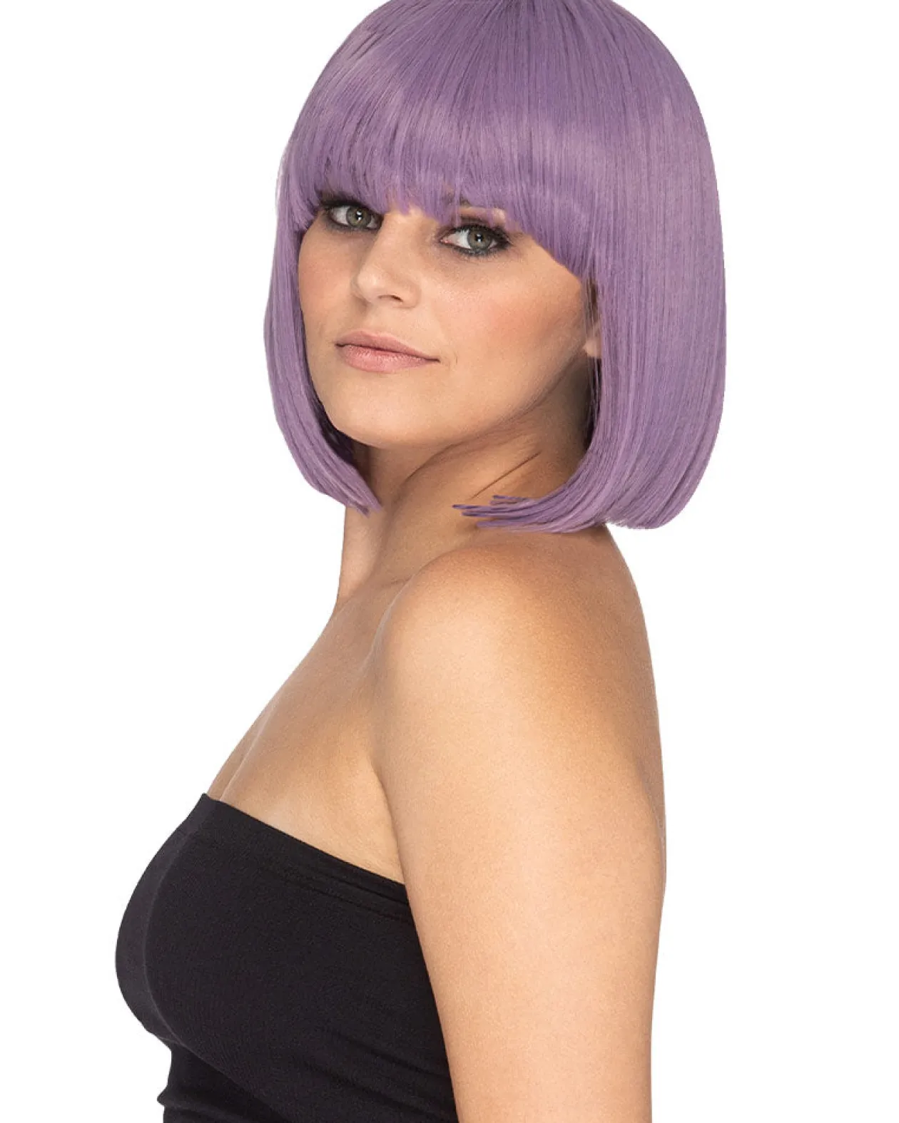 * Fashion Deluxe Ashes Of Violets Purple Bob Wig Outlet