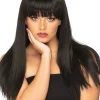 * Fashion Deluxe Black Long Wig Flash Sale