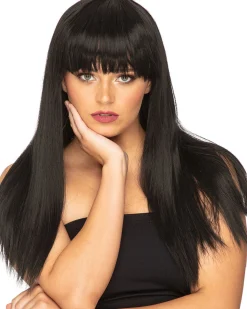* Fashion Deluxe Black Long Wig Flash Sale