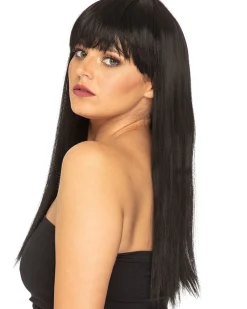 * Fashion Deluxe Black Long Wig Flash Sale