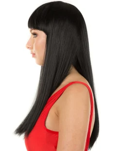 * Fashion Deluxe Black Long Wig Flash Sale