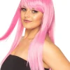 * Fashion Deluxe Candy Pink Long Wig Best Sale