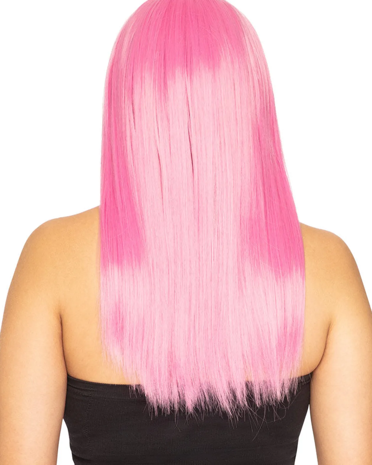 * Fashion Deluxe Candy Pink Long Wig Best Sale