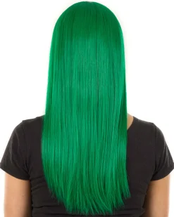 * Fashion Deluxe Emerald Green Long Wig Flash Sale