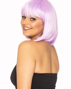 * Fashion Deluxe Frosted Lavender Bob Wig Online