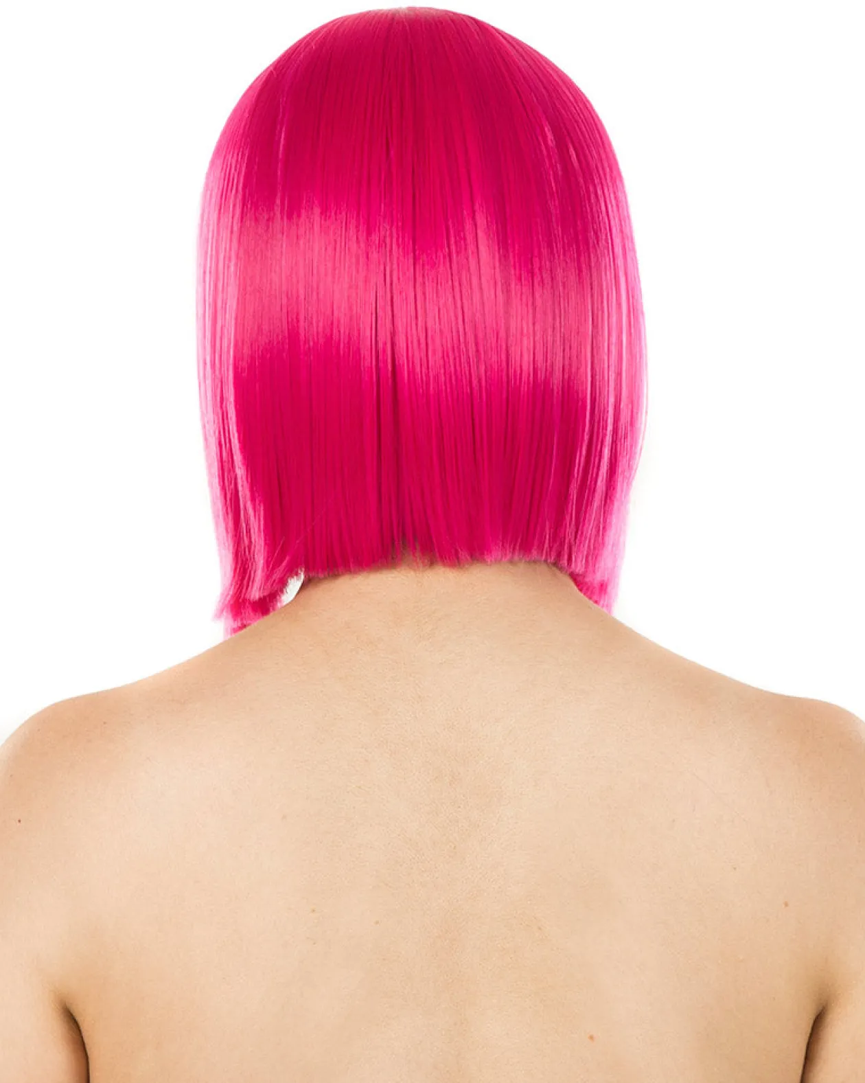 * Fashion Deluxe Fuschia Pink Bob Wig Discount