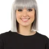 * Fashion Deluxe Grey Bob Wig Hot