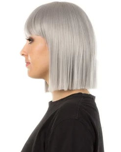 * Fashion Deluxe Grey Bob Wig Hot
