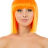 * Fashion Deluxe Neon Orange Bob Wig Best Sale