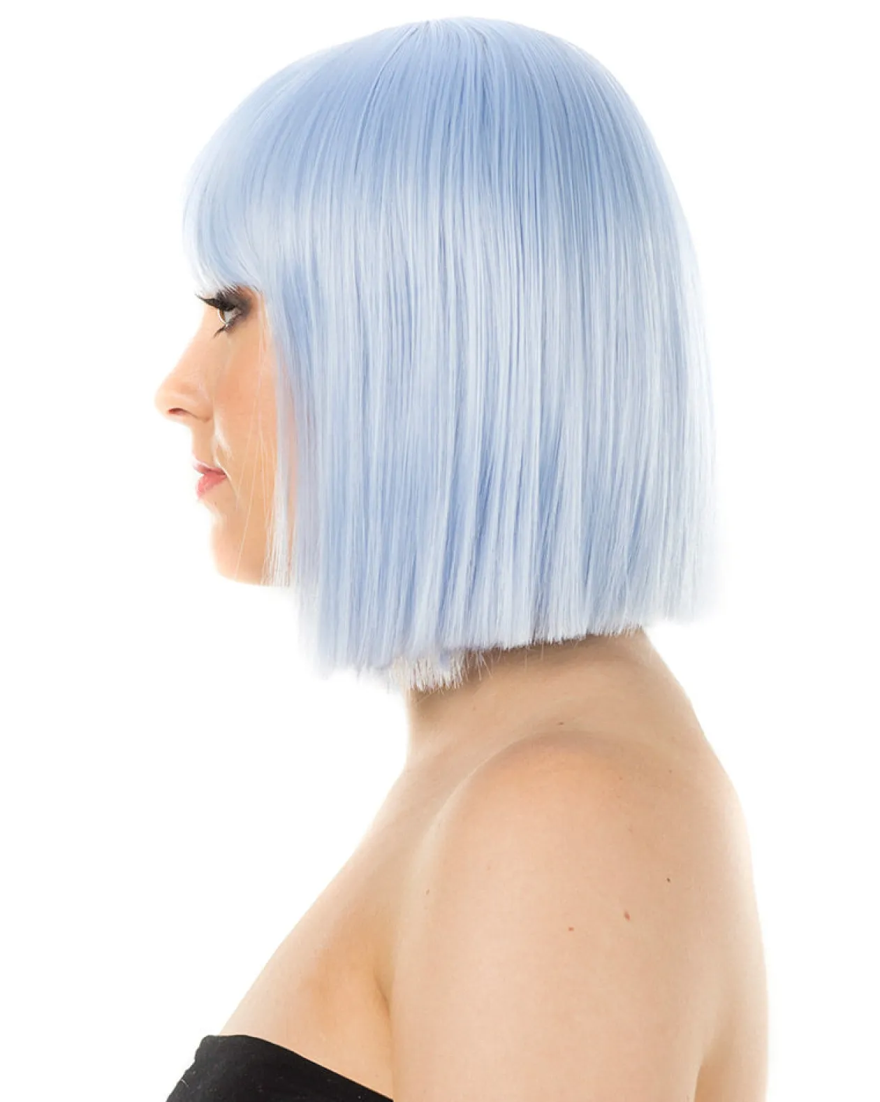 * Fashion Deluxe Pastel Blue Bob Wig Sale