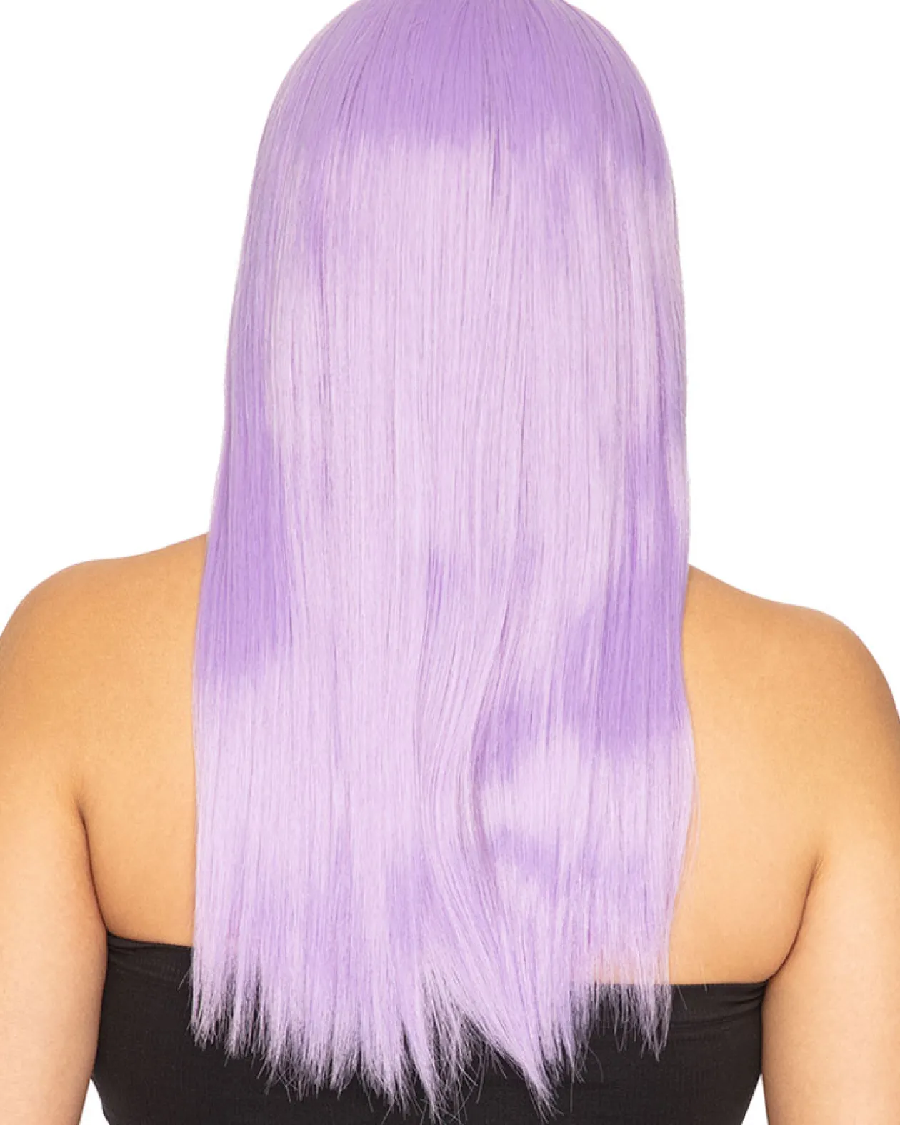 * Fashion Deluxe Pastel Lavender Long Wig New