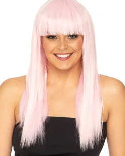 * Fashion Deluxe Pastel Pink Long Wig Online