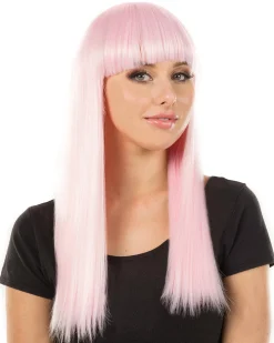 * Fashion Deluxe Pastel Pink Long Wig Online