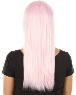 * Fashion Deluxe Pastel Pink Long Wig Online
