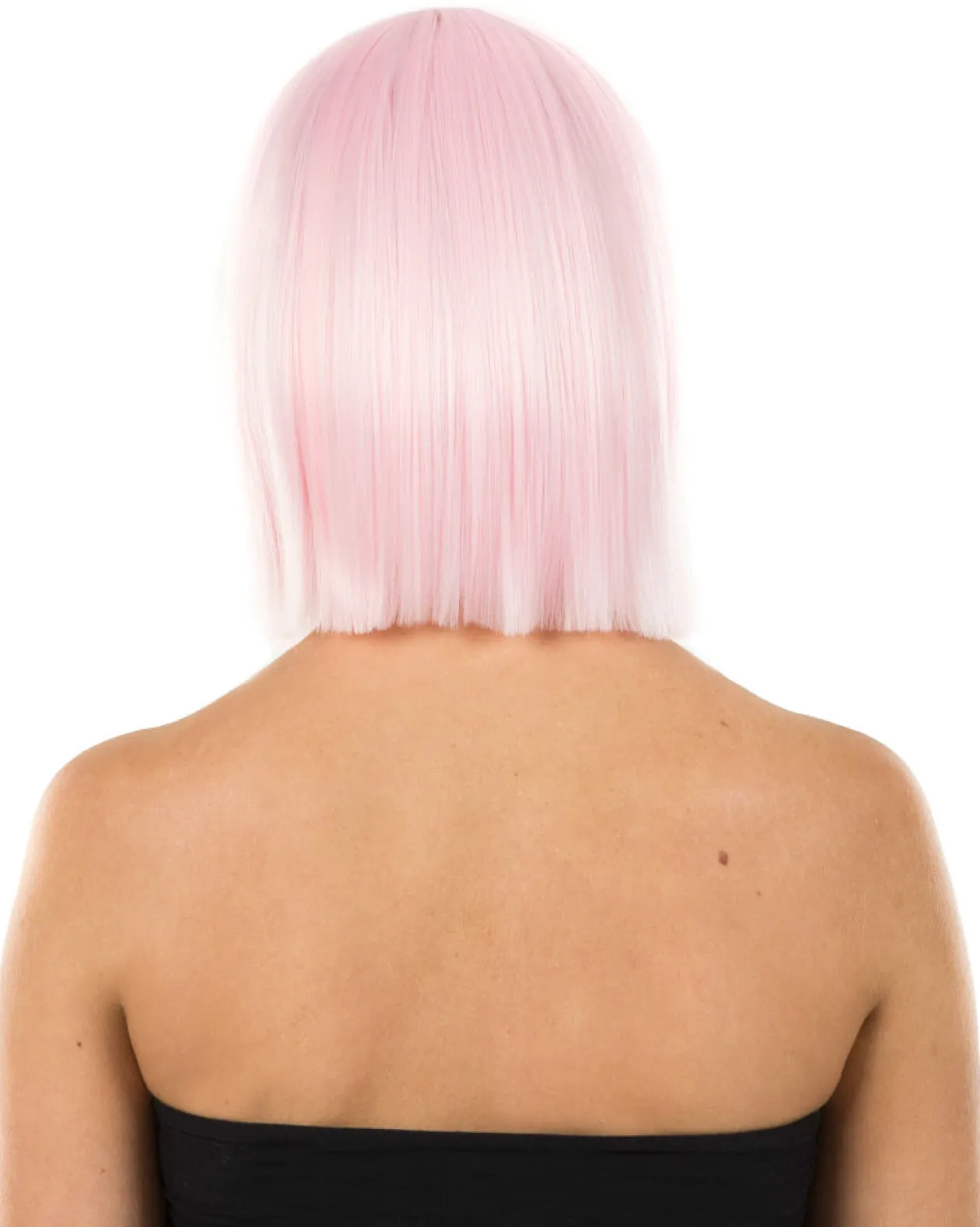 * Fashion Deluxe Pastel Pink Bob Wig Cheap
