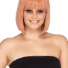 * Fashion Deluxe Peaches And Cream Pink Bob Wig Cheap