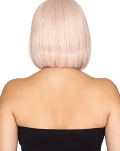 * Fashion Deluxe Platinum Pink Bob Wig Discount