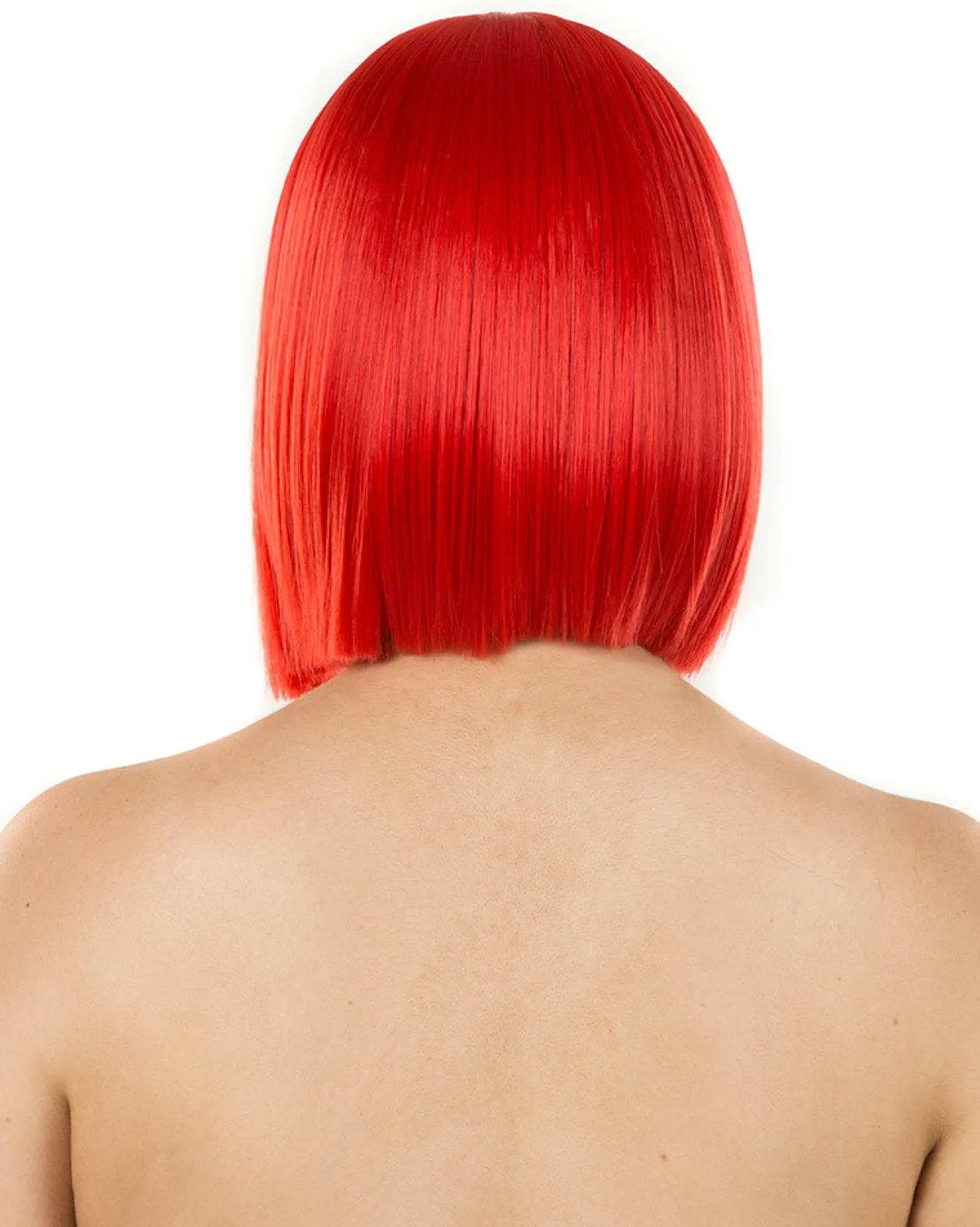 * Fashion Deluxe Red Bob Wig Shop