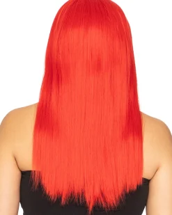 * Fashion Deluxe Red Long Wig Online