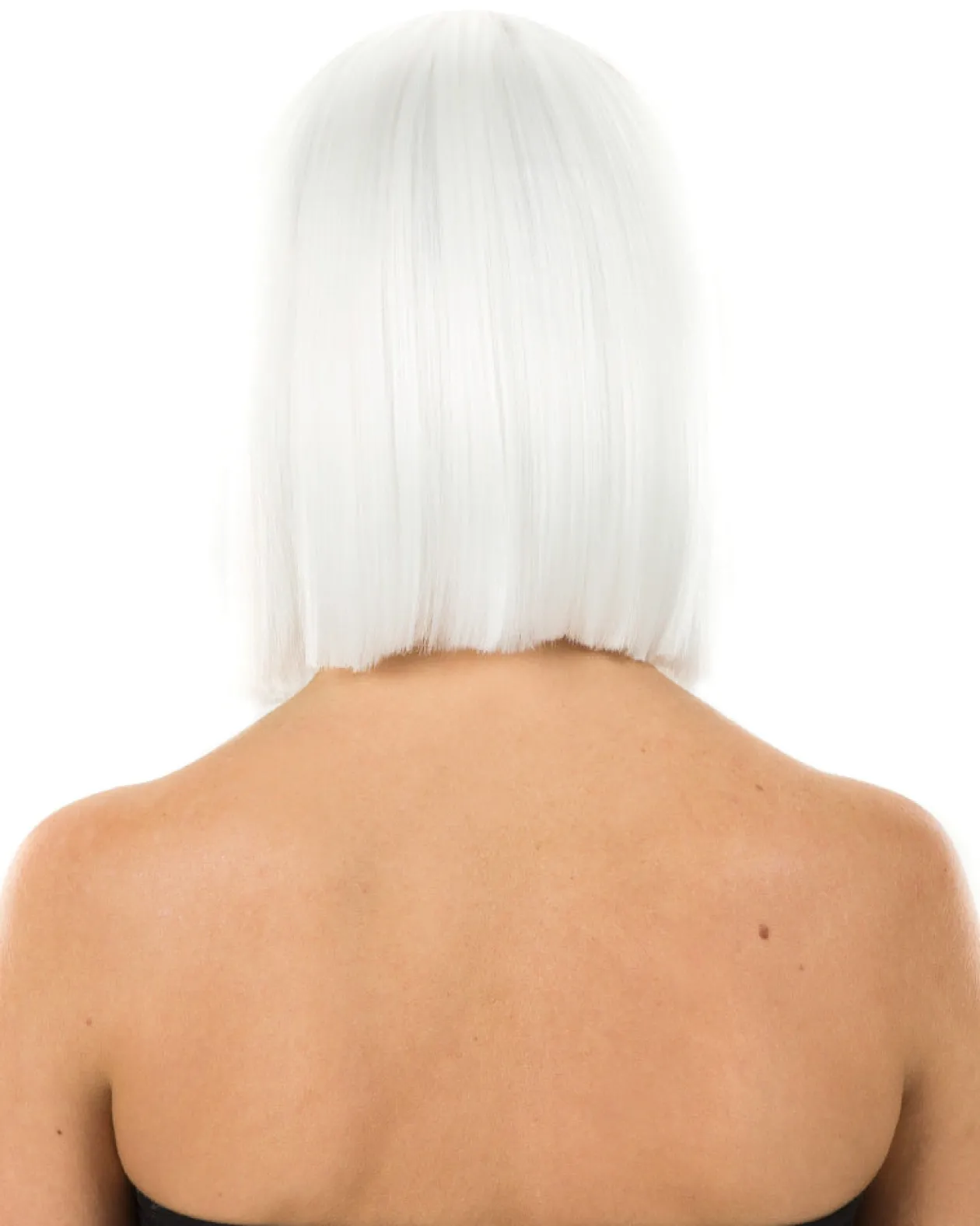 * Fashion Deluxe White Bob Wig Fashion