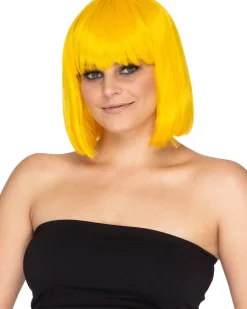 * Fashion Deluxe Yellow Bob Wig Shop