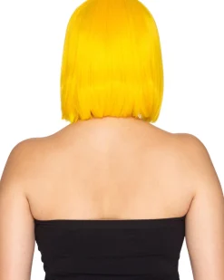 * Fashion Deluxe Yellow Bob Wig Shop